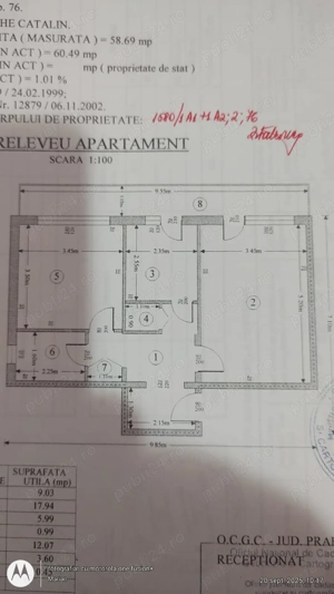 Apartament 2 camere conf 1 decomandat