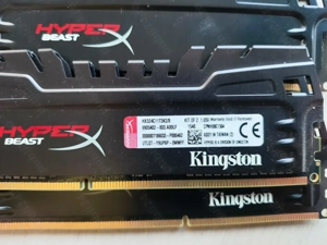 Kit Memorie Kingston HyperX 16GB, DDR3, 2400MHz, CL11, 1.5V, kit 4x4GB - imagine 2