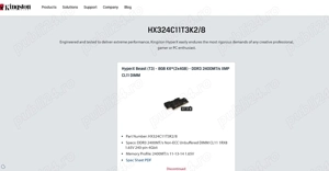 Kit Memorie Kingston HyperX 16GB, DDR3, 2400MHz, CL11, 1.5V, kit 4x4GB - imagine 3