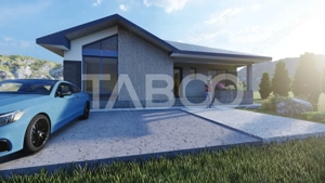 Casa deosebita de vanzare cu 3 camere Sura Mica Sibiu 500 mp teren - imagine 6