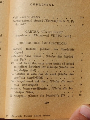 Antologia poeziei chineze clasice Biblioteca Pentru Toti 1963 - imagine 5
