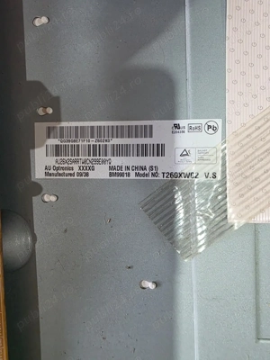 panel display t260xw02 de pe tv Samsung le26b355f1w