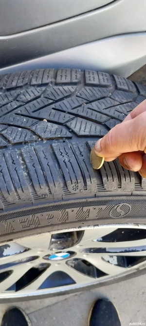 jante bmw 320d r16 tot cu cauciucuri foarte bune mai mergi 2 ani cum ele  - imagine 4