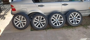 jante bmw 320d r16 tot cu cauciucuri foarte bune mai mergi 2 ani cum ele  - imagine 3