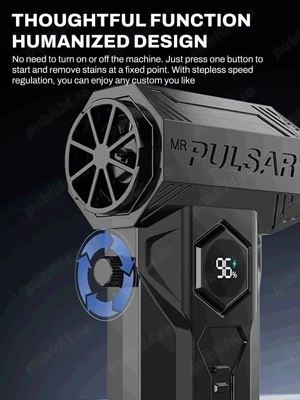 800000 RPM Electric Air Blower Turbo Jet Fan Brushless Motor High-Speed Turbo Violent Fan USB Rechar