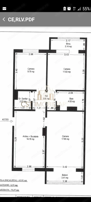 Apartament , 3 Camere Decomandat , Soarelui - imagine 8