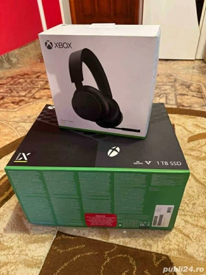 Xbox series X + Casti wireless + suport cu cooler si incarcare baterie - imagine 3