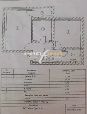 Dacia - Farmacris, apartament 2 camere decomandat et.4 - imagine 2