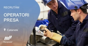 Manpower recruteaza URGENT Operatori presa in Catanele, Jud. Arges