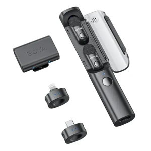 2025 SET Lavaliere Boya Magic, microfon de mana, 4 in 1 