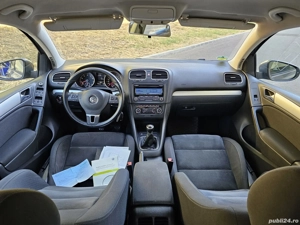 VW Golf 6 1.4TSI HIGHLINE ÎncălzireScaune DubluClima SenzoriParcare PilotAuto Euro5  - imagine 4