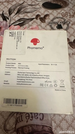 Mini imprimanta Phomemo noua - imagine 3