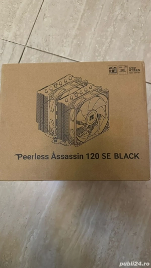 Cooler Peerless Assassin 120 SE Black nou nout  Merge la  Intel-LGA 1851 LGA1700 Lga115X 1200  Si  A