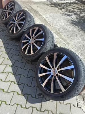Jante cu cauciucuri 235/45 R18 M+S , 5x114,3 , et 50
