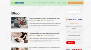 Vând site credit-info.ro   portal creditare cu 1400+ articole SEO, 16 programe afiliate active - imagine 4