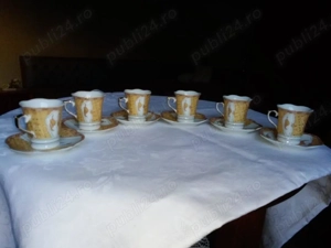 Serviciu de cafea din portelan, Peach, model japonez 