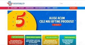 Vând site saramag.ro   portal de oferte & ghiduri de cumpărături, 300+ articole SEO, oferte live - imagine 2