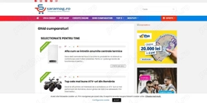 Vând site saramag.ro   portal de oferte & ghiduri de cumpărături, 300+ articole SEO, oferte live - imagine 4