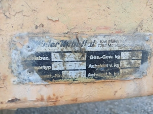 Trailer pentru transport utilaje de vânzare 