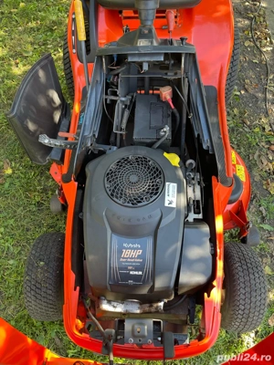 Tractoras tuns iarba Kubota T1880, hydrostatic, 42lnch taiere, benzina... - imagine 4