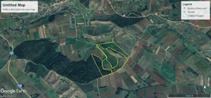 Vand teren 40 ha Mociu jud Cluj