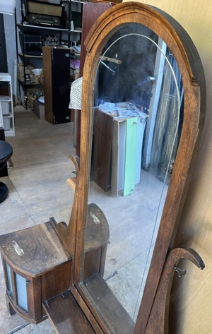  Toaleta de machiaj Vintage stil ArtDeco; Comoda cu oglinda - imagine 5