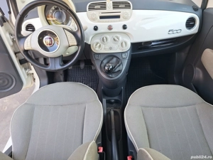 Fiat 500 Alb Perla 1.3 jtd - imagine 5