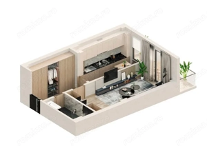 Proiect NOU - Apartamente de vânzare - Valea Lupului Bloc 4 etaje cu lift - imagine 5