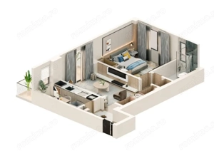 Proiect NOU - Apartamente de vânzare - Valea Lupului Bloc 4 etaje cu lift - imagine 7