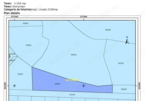 Vand teren intravilan 11365 MP Saldabagiu de Munte