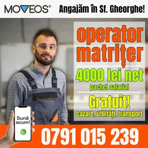 Angajam operator matrite