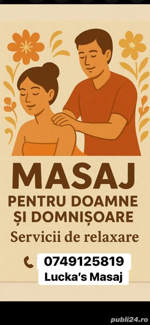 Masaj pentru relaxare, general ,total doamne si domnisoare 