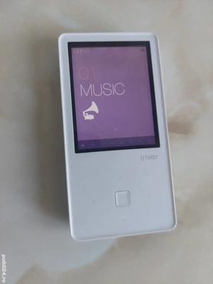 Vând MP3 iRiver WHITE ALB model E150 color cu 8GB memorie [poze reale]