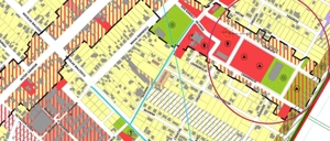 De vanzare teren intravilan la padure zona Bălcescu, parcela de 850 mp,  front cu colțul teșit 27 ml