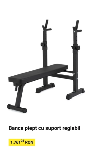Banca fitness pliabilă triceps   piept drept - înclinat Nouă Nefolosită