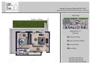 2 Camere cu Terasa si Gradina Finalizat -Mutare rapida - imagine 14