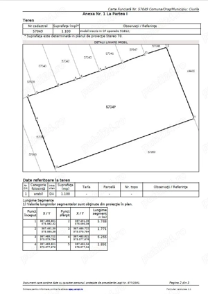 Teren de vanzare intravilan Salicea  1100 MP - imagine 8