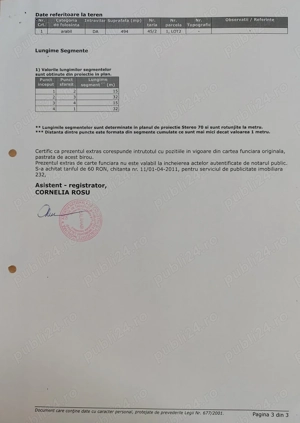 Vand teren pentru casa, oras Lehliu-Gara, jud. Calarasi, 494mp. Pret 20000 euro (40euro mp) - imagine 2