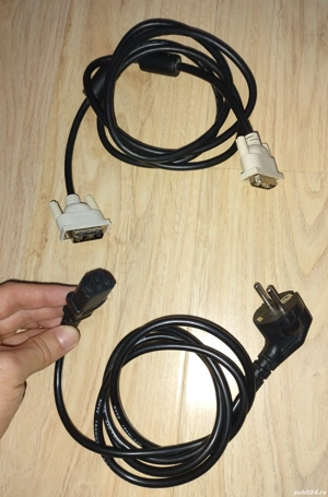 Cablu alimentare calculator   PC, monitor, imprimanta + cablu DVI - imagine 4