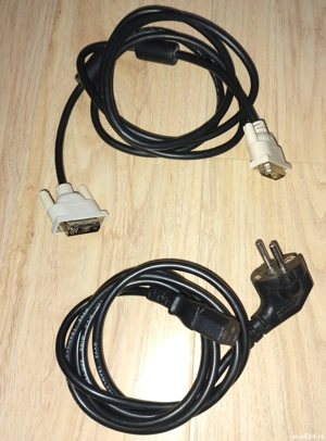 Cablu alimentare calculator   PC, monitor, imprimanta + cablu DVI