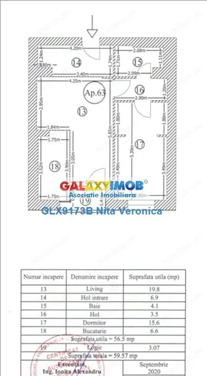 Apartament 2 camere Barbu Vacarescu - imagine 8