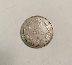 Moneda 250 lei 1939 Carol al, argint