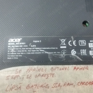 Dezmembrez Acer Aspire N19C1 I5 10 a generatie