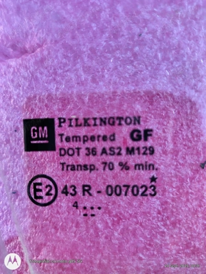 Geam portiera dreapta fata Opel Zafira ( 1998-2005 ) - imagine 2