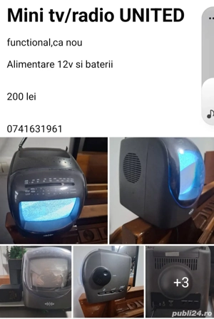 Mini tv radio marca United