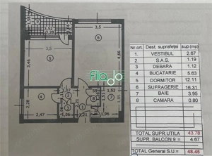 Apartament 2 camere Basarabia, Metrou Costin Georgian - imagine 11