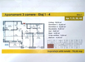 Apartament cu 3 camere în Berceni - Postalionului - imagine 5