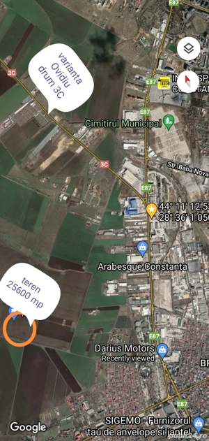 Teren extravilan 25600 mp strada crisului, constanta - imagine 4