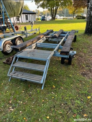 Platformă mobilă 4m x 2,2m   Tiny House   Atelier mobil   Container - imagine 3