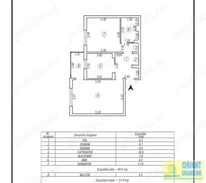 Inel 1, Soveja, decomandat, 2 camere, etaj 2, gaze, vanzari Constanta